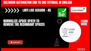 45. How to use Normalize space Xpath syntax to remove the redundant spaces in attribute value