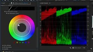 After Effect How to use Hue Saturation Color Wheel in the RGB Curves  Prior to CC 2019 GarudaGPJ