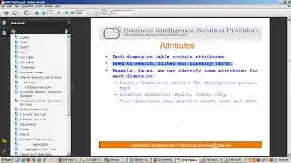 Dimension Attributes: Attribute Hierarchy | Search Filter Classify Facts -Attributes - BISPTrainings