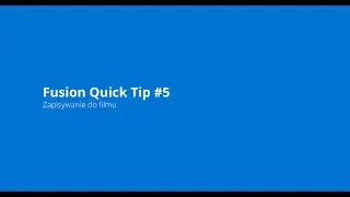 Blackmagic Fusion Quick Tip #5 - Zapisywanie do filmu | [PL] | cgsmash.pl
