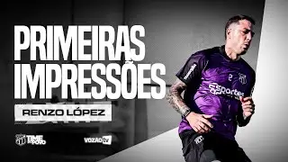 First impressions | Renzo López talks about his arrival at Vozão and highlights the Alvinegra Nation