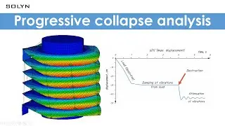 Progressive Collapse Analysis (dynamic analysis) / Прогрессирующее обрушение - SCAD - Torning Torso