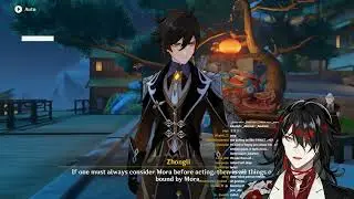 Vox Akuma Voice Acting Zhongli for 1 minute straight