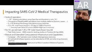 OffNote AI Talks: Drug Design, Discovery for SARS-CoV2 with ML/Physics models