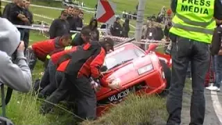 Ferrari F355 Crash Dzwon GSMP Limanowa 2011