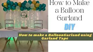 Easy Balloon Garland | Balloons Garland DIY | How to make balloon Arch #balloon #balloondecoration