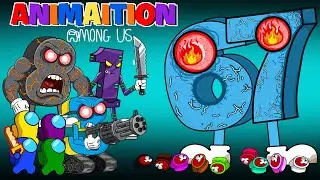 어몽어스 VS Creepy Brainrot 67 Animation