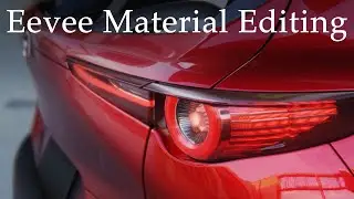 Blender Eevee Material Editing Car RearLight