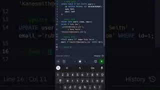 Simple SQL Code || Updating a row in SQL II  Structured Query Language 