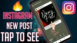 How To Get Tap To See Post In Instagram Story | New Instagram Trick 2020 | New Post Instagram Story