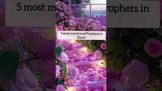 Famous Prophets #youtubeshorts #islam #shorts