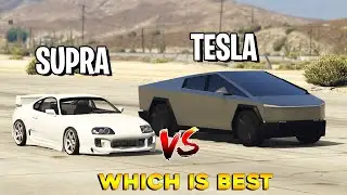 GTA5: Supra Vs Tesla | Comparison