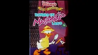 Opening to Donald in Mathmagic Land  UK VHS