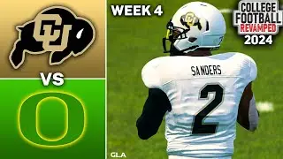 Colorado vs. Oregon Week 4 Simulation | 2023 - 2024 NCAA 14 Revamped Mod