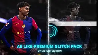Ae Like Glitch Transitions On Alight Motion || Preset & XML FILE