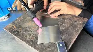 ANDELI TIG-250Pro ACDC cold welding mode for 2mm stainless steel plates
