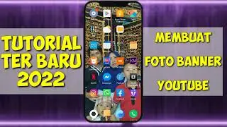 CARA MEMBUAT UKURAN BANNER YOUTUBE 2022 || GAMPANG DAN MUDAH MENGUNAKAN APLIKASI PIXELLAB