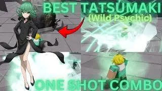 BEST TATSUMAKI ONE SHOT COMBO! (Wild Psychic) | The Strongest Battlegrounds
