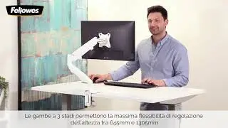 Fellowes presenta la Scrivania ad Altezza Regolabile Cambio