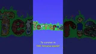 This is THE Terraria world ─ Made out of Terraria! 