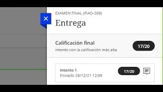 EXAMEN FINAL - BASE Y ESTRUUTRA DE DATOS I - II CICLO SENATI (ING.SOFTWARE) - BLACKBOARD - NOTA 17