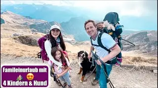 Urlaub mit 4 Kindern & Hund 😍 Wandern Alpen Familienurlaub VLOG Mamiseelen