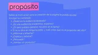Como evaluar las fuentes del internet