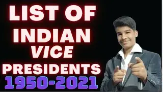 About our country India | Indian vice President names from 1950 - 2021| 1st vice President of India