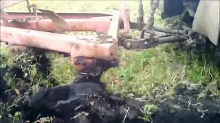 Вспашка зяби с Т-150К