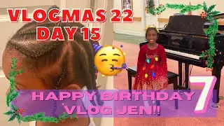 BIRTHDAY VLOG FOR MY DAUGHTER: TWIST SET & HER FIRST PIANO RECITAL