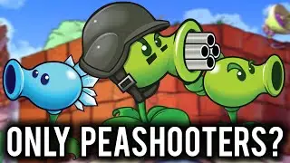 Can I Beat Plants vs. Zombies Using ONLY PEASHOOTERS? | Pt. 3