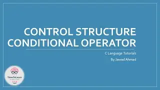 Conditional Operator in C