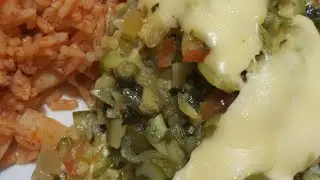 COMO HACER CALABAZAS CON QUESO A LA MEXICANA/PUMPKINS WITH CHEESE TO MEXICAN