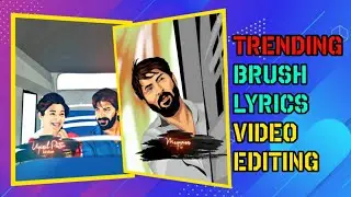 Brush Lyrics Video Editing Alight Motion #alightmotion Bharathiyar Tech Official