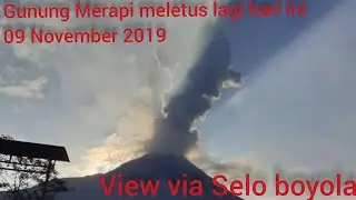 Gunung Merapi meletus hari ini