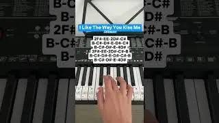 I like the way you kiss me (Piano Tutorial) #TikTok