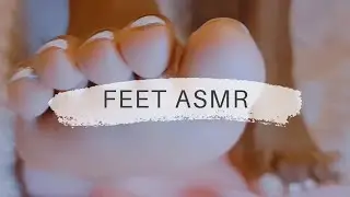 ASMR Foot Princess  - ASMR feet tingles - ASMR with foot playing Relaxation sound w/ microphone