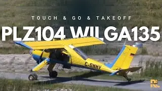 PZL-104 WILGA 35 Taxiing, Takeoff and Touch and Gos CSU3