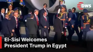 HISTORIC WELCOME: El-Sisi Welcomes Trump in Egypt for Middle East Peace Summit | AC1E