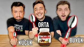 BÜYÜK , ORTA veya KÜÇÜK KAŞIKLA YEMEK YARIŞMASI w/