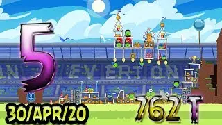 Angry Birds Friends Level 5 Tournament 762 Highscore POWER-UP walkthrough