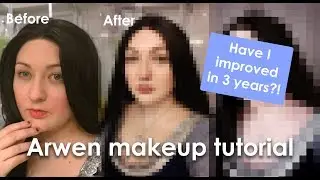 Arwen makeup tutorial with Pixiedust cosplay