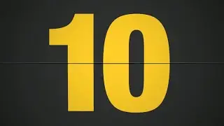 10 seconds flip book countdown - Timer no Copyright