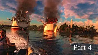 FAR CRY 6 (4K) PS5 Gameplay walkthrough PART 4  - DESTROYING A SHIP  [ HINDI ]