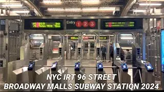 NYC Subway Ride: 96 Street Broadway Malls to Christopher Street Greenwich Village (2024)