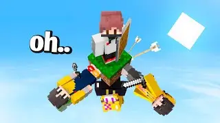 MINECRAFT pero SOLO TENEMOS UN BLOQUE con GRAVEDAD