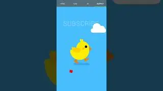 Running Chick 🐥 Amazing animation by #html  #css