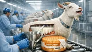 Inside the World’s Largest Goat Milk Mega Factory: Fresh Milk to Wrapped, Labeled Washed-Rind Cheese