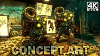 Bioshock: Concept Art Museum Walkthrough - Insight into how Rapture was created