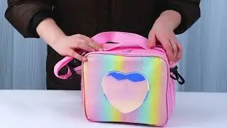 Bolsa Del Almuerzo Niños Lonchera Termica Arco Iris Portátil
